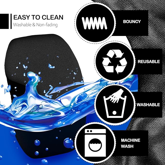 Civaner 4 Pieces Ski Snowboard Goggle Cover Sleeve Goggle Cover Microfiber Protective Lens Scratch Dust Protection for Travel