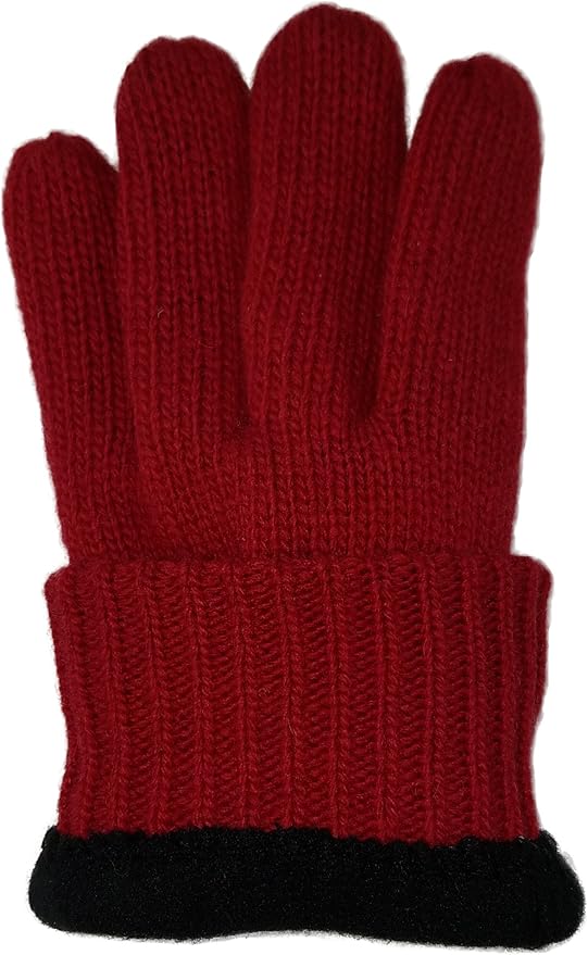 BRUCERIVER Ladie's Wool Knit Gloves with Thinsulate Lining
