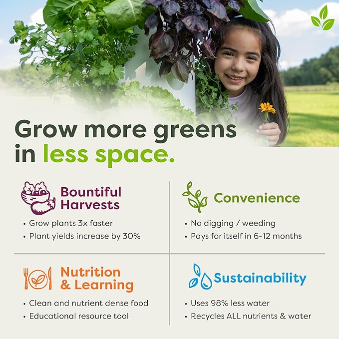 Tower Garden Flex Aeroponic Vertical Growing Tower