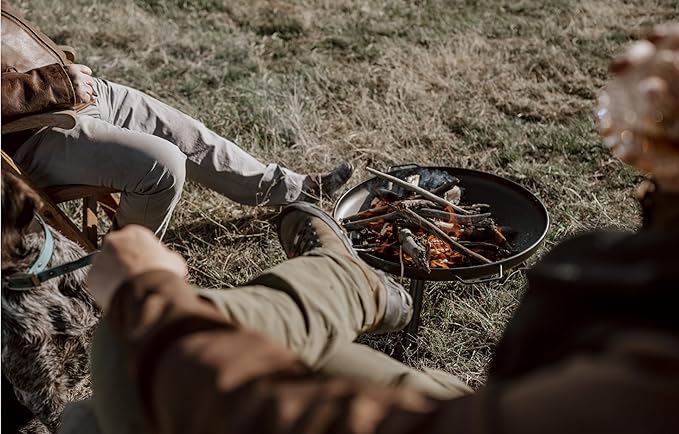 GasOne 23 in Outdoor– Wood Burning Fire Pit – Durable Alloy Steel Fire Pits for Outside – Small Fire Pit for Backyard, Porch, Deck, Camping, BBQ