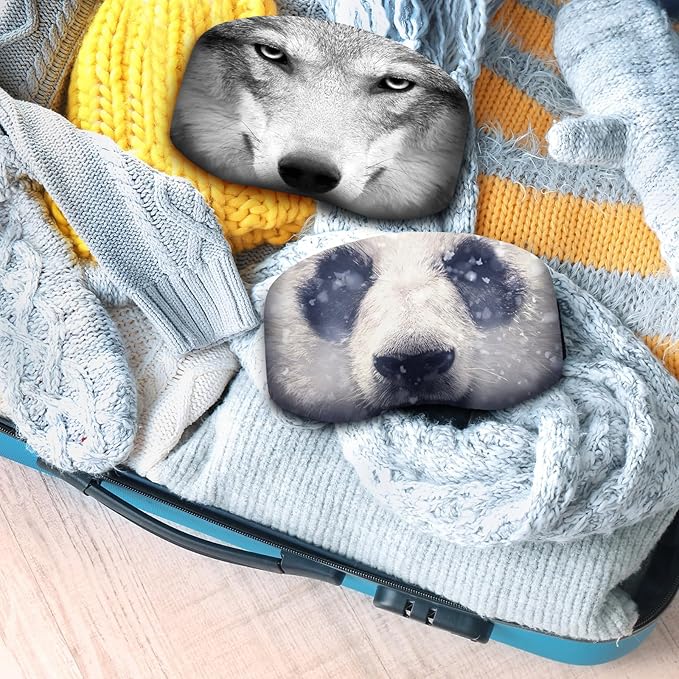 Civaner 4 Pieces Ski Snowboard Goggle Cover Sleeve Goggle Cover Microfiber Protective Lens Scratch Dust Protection for Travel