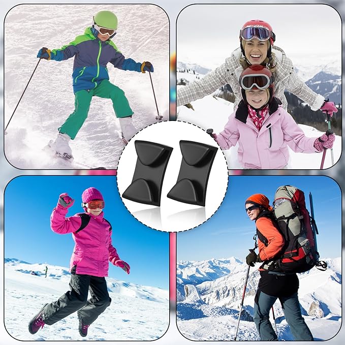 6 Pcs Goggle Clip Winter Sports Ski Helmet Goggle Clip Anti Slip Replacement for Winter Snowboard