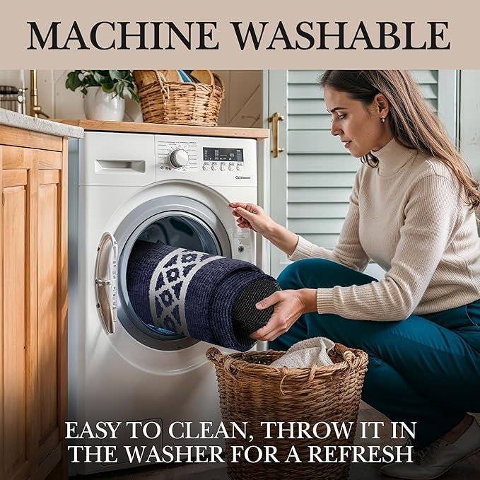 Premium Quality Polypropylene Indoor Door Mat - Beautiful Design with Non-Slip Backing, Washable & Low Profile Doormat - Ideal for Entryway Doors, Foyer, and Mudroom (20" x 30")