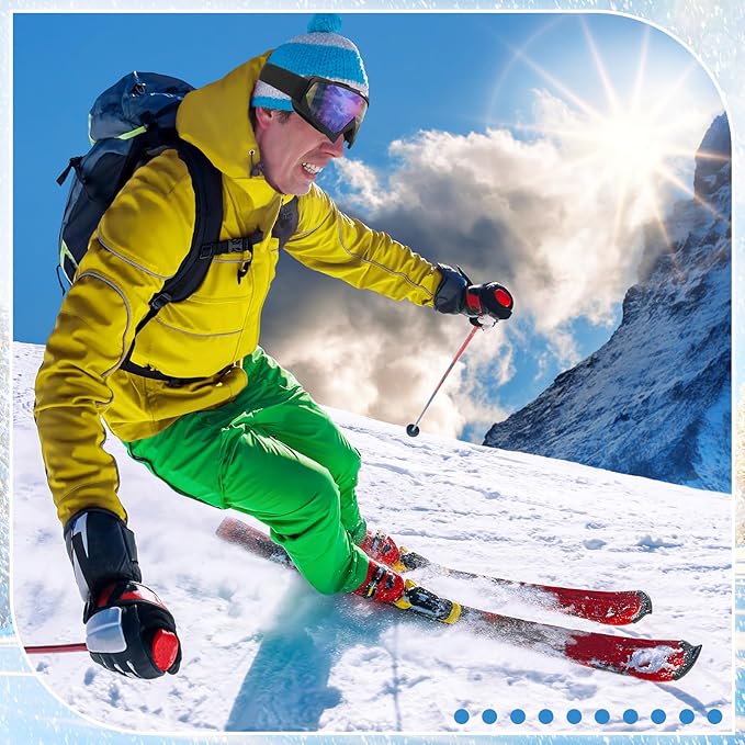 Ski Goggles, Snowboard Goggles for Men Women Kids, Skiing Snowboard Motorcycle Glasses for Adult Youth