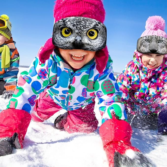 Civaner 4 Pieces Ski Snowboard Goggle Cover Sleeve Goggle Cover Microfiber Protective Lens Scratch Dust Protection for Travel