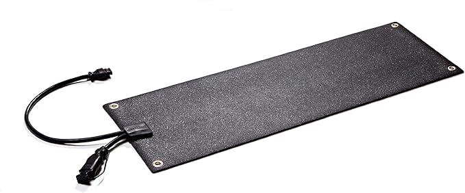 HeatTrak Heated Snow Melting Mats for Stairs - Heated Outdoor Mats - Electric Snow Melting Mats for Winter Snow Removal - Trusted Snow and Ice Melting Mats and No-Slip Stair Heating Mats (10" x 30")