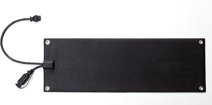 HeatTrak Heated Snow Melting Mats for Stairs - Heated Outdoor Mats - Electric Snow Melting Mats for Winter Snow Removal - Trusted Snow and Ice Melting Mats and No-Slip Stair Heating Mats (10" x 30")