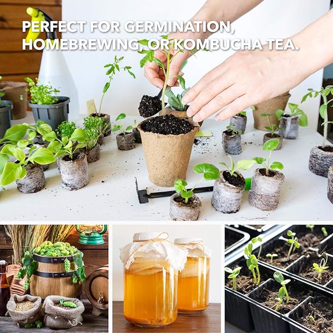 BN-LINK Seedling Heat Mat Heating Pad 20" x 20.75" with Digital Thermostat Controller Combo Set Waterproof for Indoor Seed Starting and Plant Germination