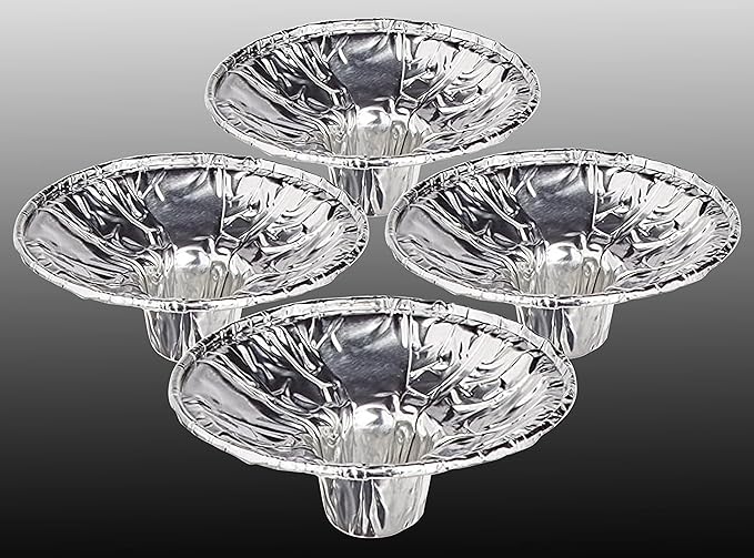 Ohr Candles Extra Heavy Disposable Aluminium Foil Candle Holder, Drip Cup Bobeches - 200 Pack