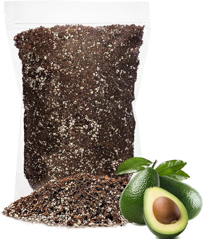 GARDENERA Premium Organic Potting Soil for Avocado - (3 Quart Bag)