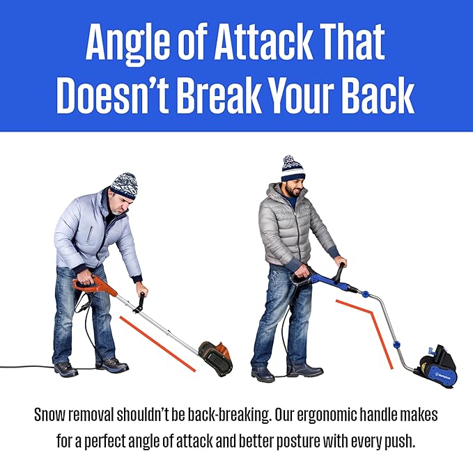 Westinghouse WSnow11S AC Corded Electric Snow Shovel, 11-inches Wide with 20 ft. Throwing Distance, Plows 300 lbs/min for Driveway/Steps/Sidewalk/Porch