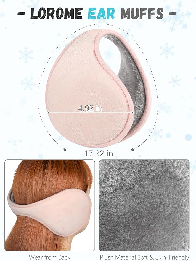 Winter Hat Scarf Gloves and Ear Warmer, Warm Knit Beanie Hat Touch Screen Gloves Set Winter Gifts Neck Scarves for Women