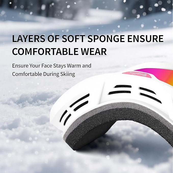 BangLong Ski Goggles, Snowboard/Snow Goggles Anti Fog UV Protection Design for Men Women Skiing, Skating,Snowmobilet,Youth