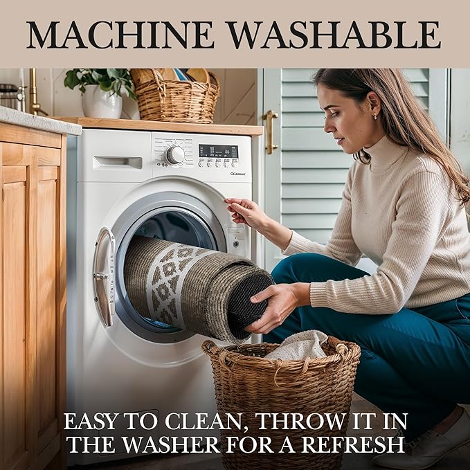 Premium Quality Polypropylene Indoor Door Mat - Beautiful Design with Non-Slip Backing, Washable & Low Profile Doormat - Ideal for Entryway Doors, Foyer, and Mudroom (20" x 30")