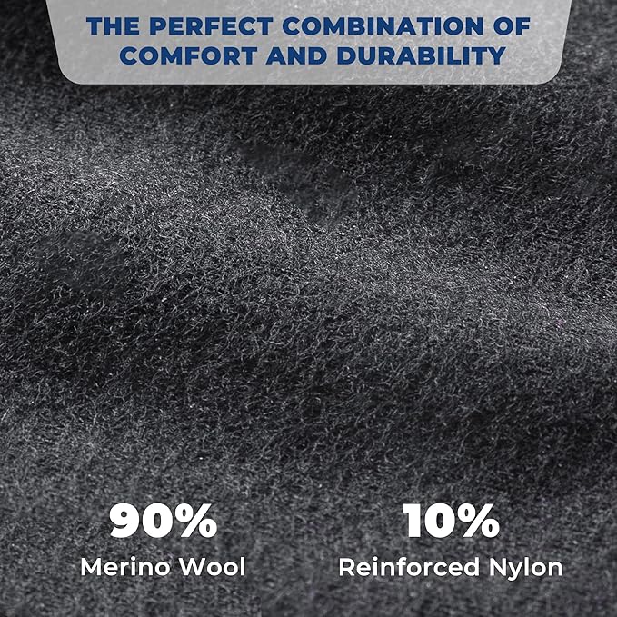 ACUSHLA Merino Wool Glove Liner -Touchscreen Lightweight Base Layer Ski Liner Glove for Men & Women