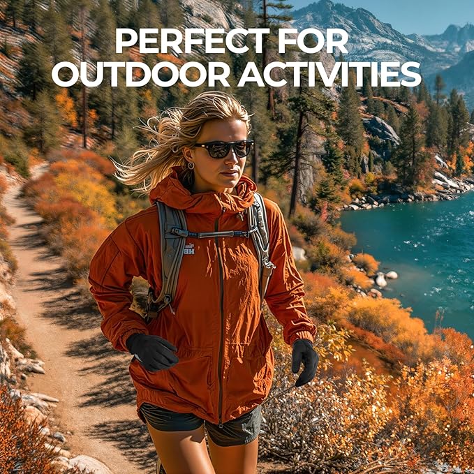 rivmount Winter Gloves Women Men, Cold Weather Touch Screen Liner Glove, Windproof 3-Layers, for Running, Cycling, Biking, Hiking, Driving