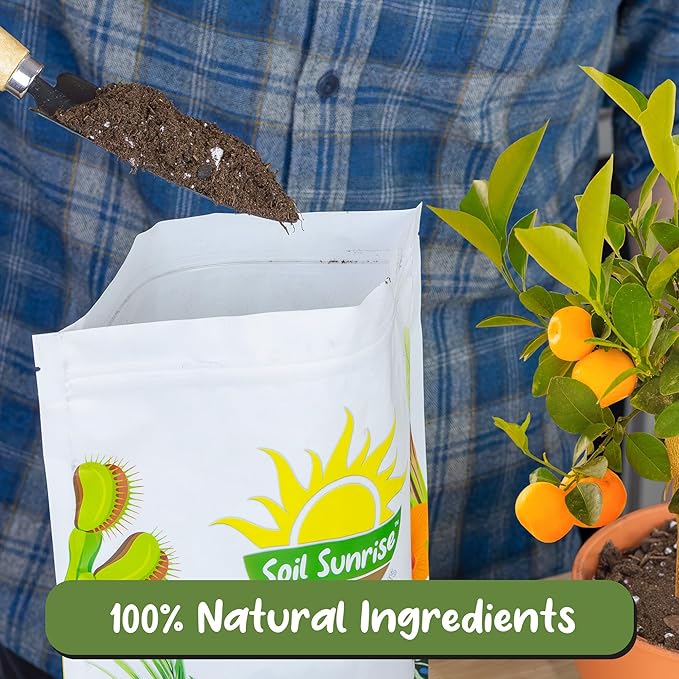 Soil Sunrise Citrus Tree Potting Soil Mix (30 Quarts) Special Blend for Indoor Oranges, Lemons, Limes and More