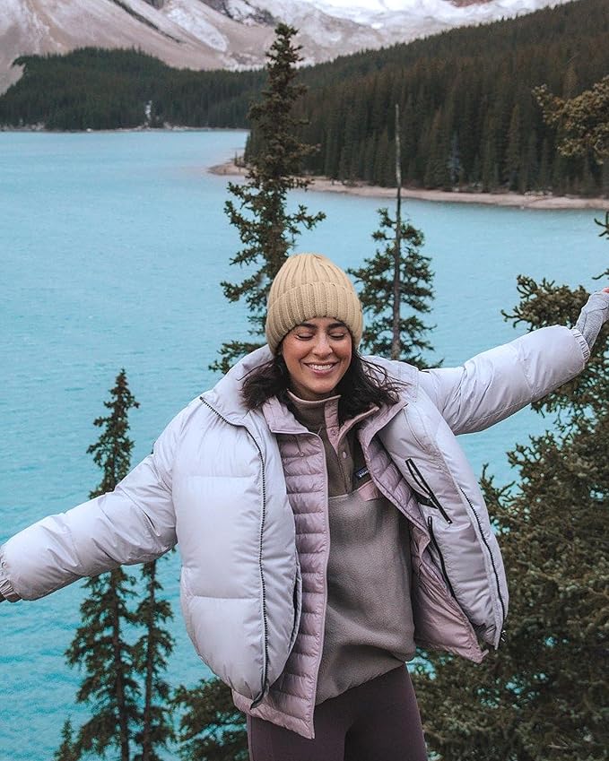 FURTALK Winter Hats for Women Fleece Lined Beanie Knit Chunky Womens Snow Cap