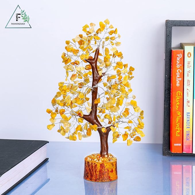 Chakra Tree, Yellow Aventurine Crystal, Feng Shui Decor, Good Energy Stones, Crystals and Stones, Tree of Life Chakra, Home Decor Kitchen, Spiritual Gift