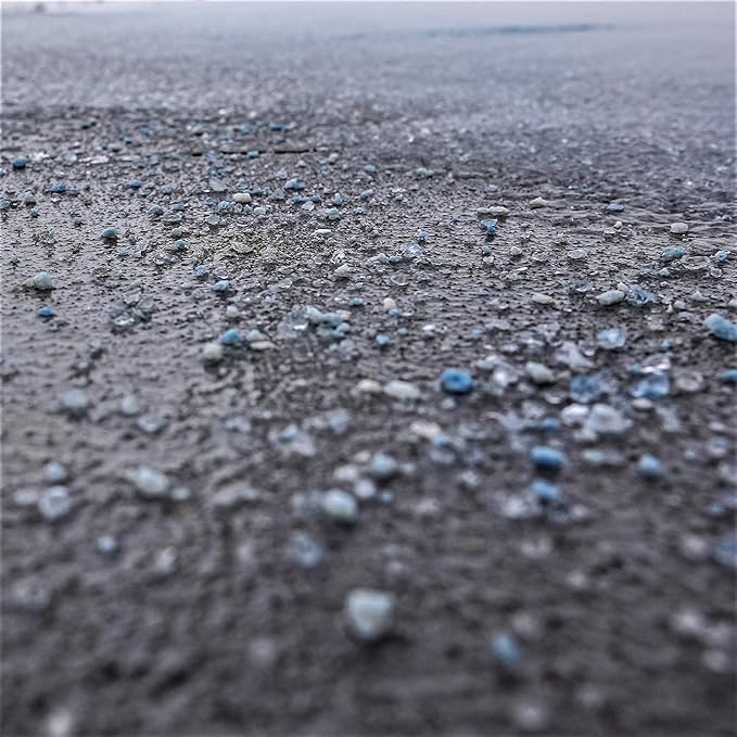 National Blue Ice Melt and Snow Salt 50lb Bucket - Fast Acting Ice Melter - Pet, Plant and Concrete Friendly, Environmentally Safe - Free of Magnesium Chloride - Melts to -15°F