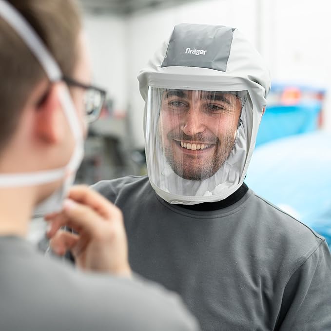 Dräger Premium Hood for X-plore 8500, Short Hood | Reusable Safety Hood for Powered Air-Purifying Respirator (PAPR)