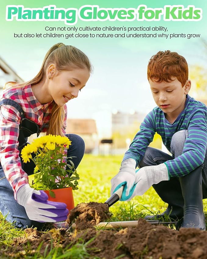 Irenare 24 Pairs Gardening Gloves Bulk for Women Ladies Breathable Rubber Coated Garden Glove for Yard Outdoor Work with Grip