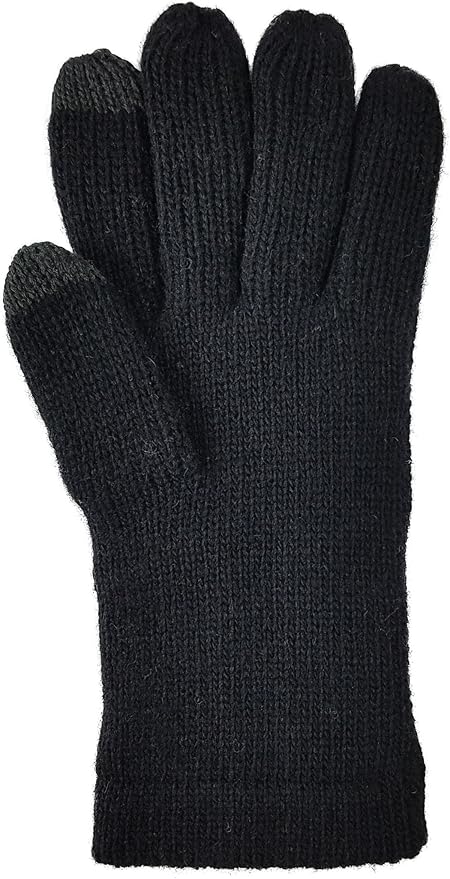 BRUCERIVER Ladie's Pure Wool Knit Gloves with Thinsulate Lining and Cable design