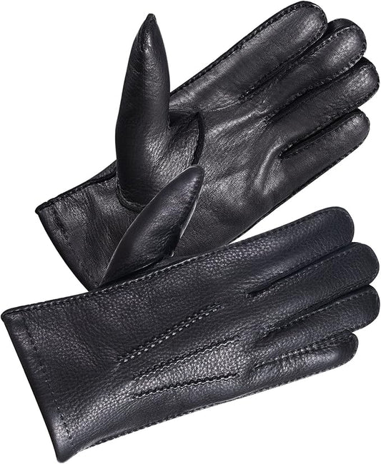 SKYDEER Full Deerskin Leather Winter Drive Work Gloves, Extra Soft 100G 3M Thinsulate, Thermal Insulated Gloves (SD2211T)