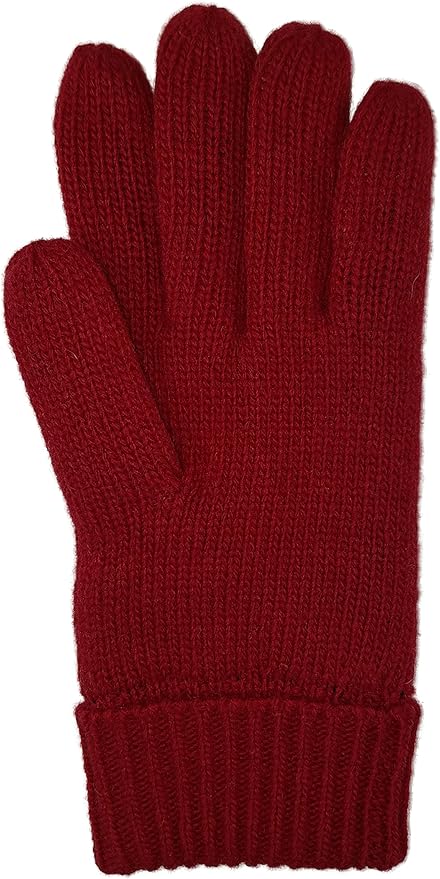 BRUCERIVER Ladie's Wool Knit Gloves with Thinsulate Lining