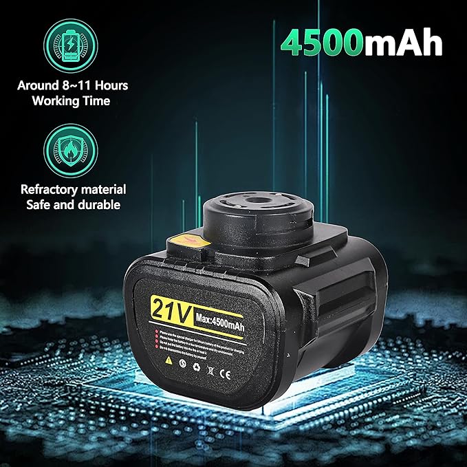 Cordless Electric Pruning Shears, 1.2" (3cm) Cutting Diameter, SK5 Blade, 2×21V 4500mAh Batteries, Lightweight Ergonomic Garden Tree Branch Cutter