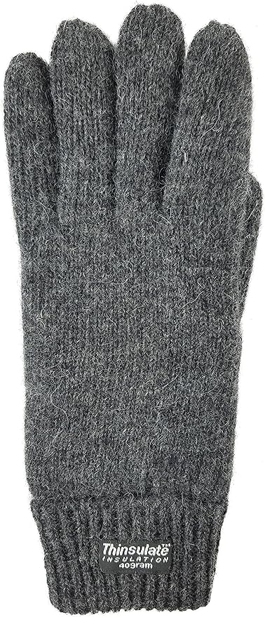 BRUCERIVER Ladie's Wool Knit Gloves with Thinsulate Lining