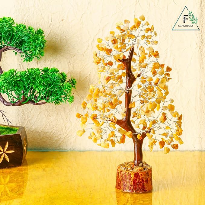 Chakra Tree, Yellow Aventurine Crystal, Feng Shui Decor, Good Energy Stones, Crystals and Stones, Tree of Life Chakra, Home Decor Kitchen, Spiritual Gift