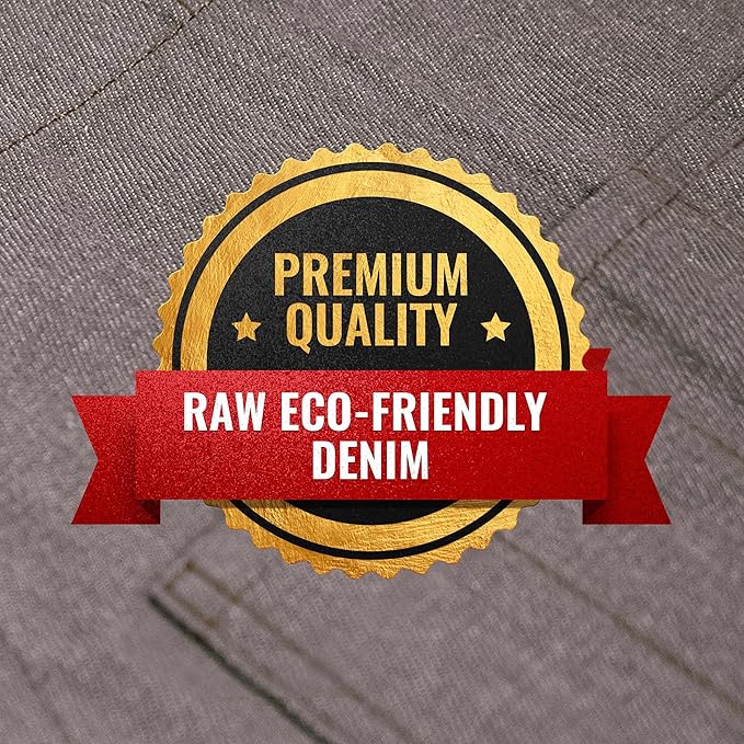 Under NY Sky Pottery Beige Apron - Full Cover Cross-Back, Durable Denim, Leather Reinforcement, Overlapping Split-Leg - Adjustable for Men, Women - Pottery Artist, Ceramics