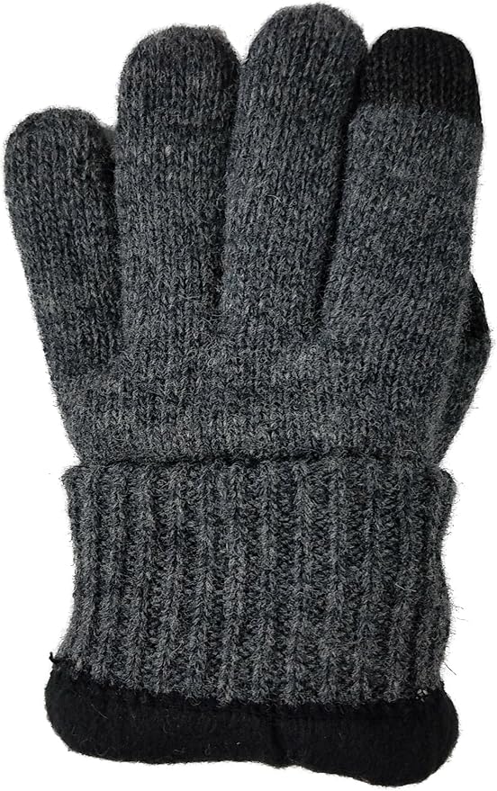 BRUCERIVER Ladie's Wool Knit Gloves with Thinsulate Lining