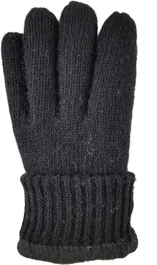 BRUCERIVER Ladie's Wool Knit Gloves with Thinsulate Lining