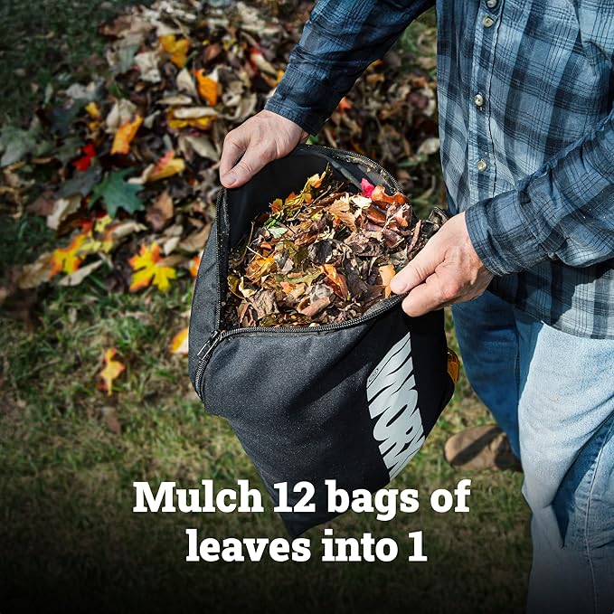 WORX WG583.9 40V Cordless Leaf Blower, 3 in 1 Blowers for Lawn Care with Vacuum & Mulcher, Electric Blower with Brushless Motor & 2 Speed Control, 2 Batteries & Charger Not Included