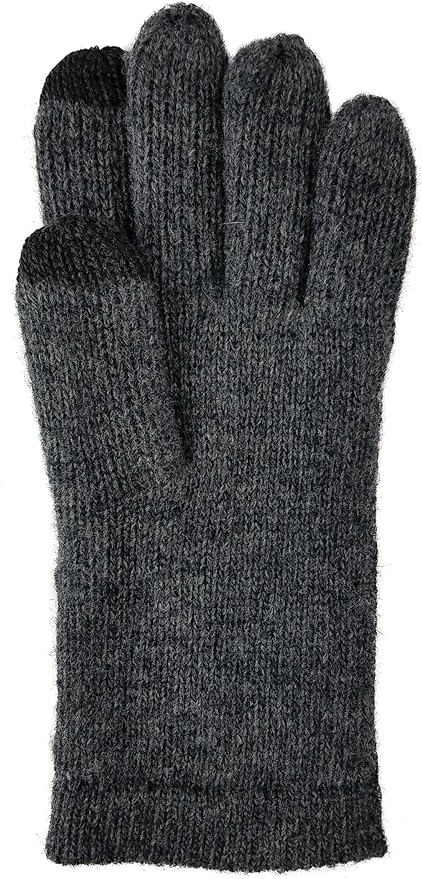 BRUCERIVER Ladie's Pure Wool Knit Gloves with Thinsulate Lining and Cable design