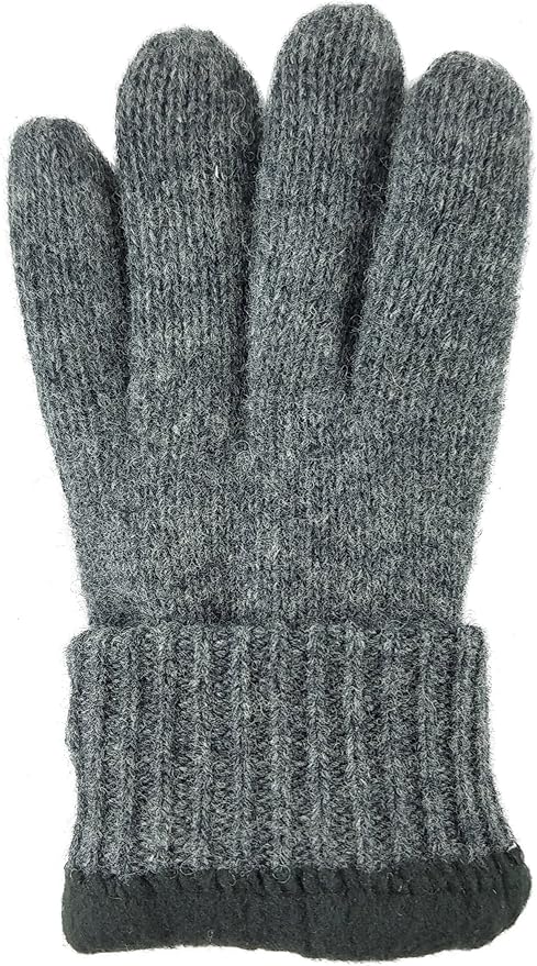 BRUCERIVER Ladie's Wool Knit Gloves with Thinsulate Lining