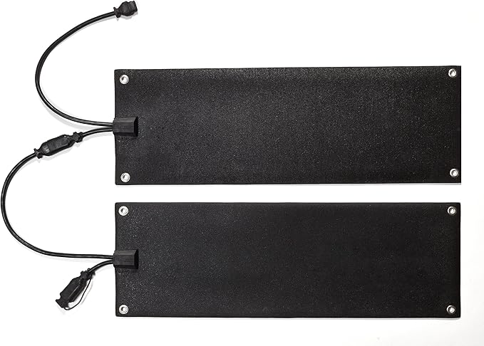 HeatTrak Heated Snow Melting Mats for Stairs - Heated Outdoor Mats - Electric Snow Melting Mats for Winter Snow Removal - Trusted Snow and Ice Melting Mats and No-Slip Stair Heating Mats (10" x 30")