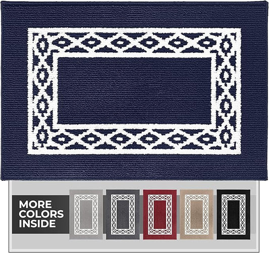 Premium Quality Polypropylene Indoor Door Mat - Beautiful Design with Non-Slip Backing, Washable & Low Profile Doormat - Ideal for Entryway Doors, Foyer, and Mudroom (20" x 30")