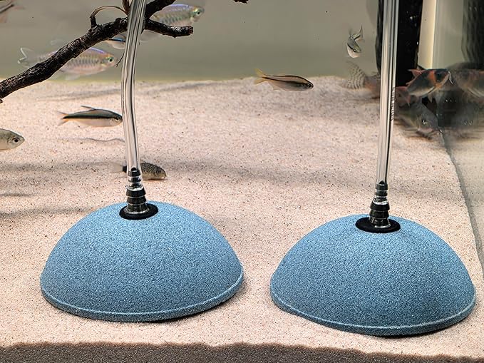 kathson Large Mineral Airstone Bubble 8 Inch Ball Shape Diffuser Air Stone for Aquarium Fish Tank, Pump and Hydroponics(2 Pack)