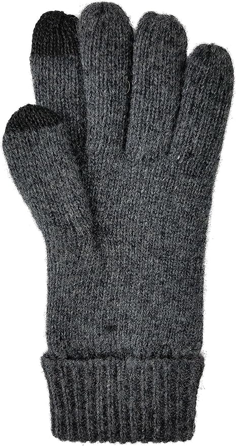 BRUCERIVER Ladie's Wool Knit Gloves with Thinsulate Lining