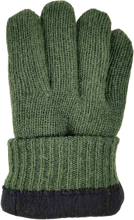 BRUCERIVER Ladie's Wool Knit Gloves with Thinsulate Lining
