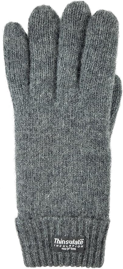 BRUCERIVER Ladie's Wool Knit Gloves with Thinsulate Lining