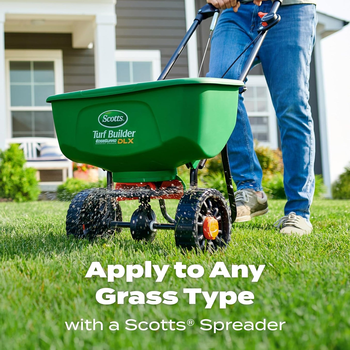 Scotts Turf Builder Starter Fertilizer for New Grass, Use When Planting Seed, 5,000 sq. ft., 15 lbs.