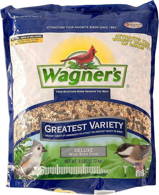 Wagner's 62034 Greatest Variety Blend Wild Bird Food, 6-Pound Bag