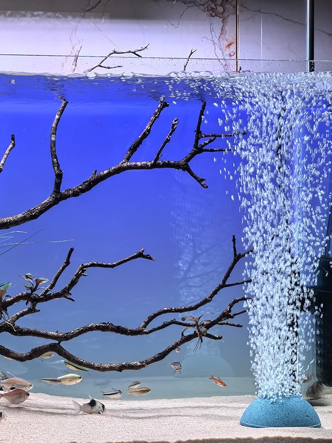 kathson Mineral Airstones Bubble 4.7 Inch Ball Shape Diffuser Airstone for Aquarium Fish Tank Pump and Hydroponics(2 Pack)