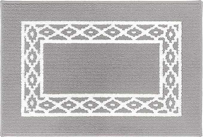 Premium Quality Polypropylene Indoor Door Mat - Beautiful Design with Non-Slip Backing, Washable & Low Profile Doormat - Ideal for Entryway Doors, Foyer, and Mudroom (24" x 36")