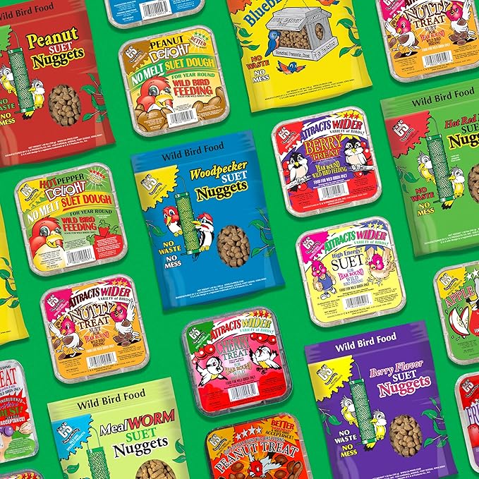 C&S Pecan Delight No Melt Suet Dough 11.75 Ounces 8 Pack