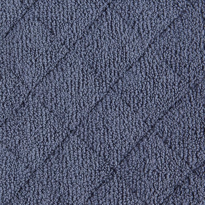 DII Basic Terry Collection 100% Cotton Quilted, Oven Mitt, Stonewash Blue, 2 Piece